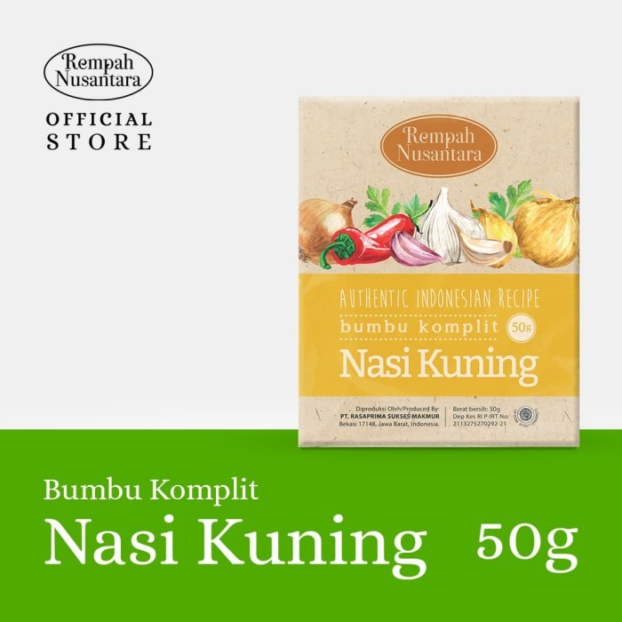 BUMBU NASI KUNING REMPAH NUSANTARA 50 GR